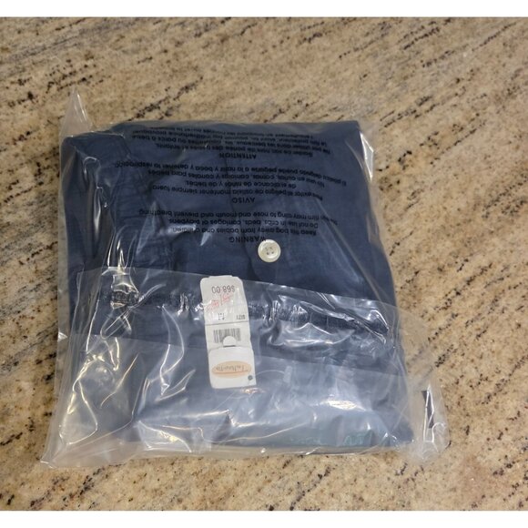 New! Y2K VTG Talbots Women M Irish Linen Pants Drawstring Elastic Waist Coastal - Picture 14 of 14